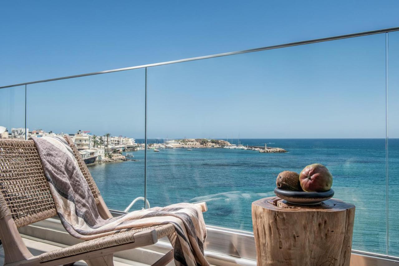 Khroma Luxury Suite 1 Beach Front Apartment Herszonisszosz Kültér fotó
